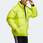 adidas Terrex Super Puffy JKT Outdoor Sports Stay Warm Stand Collar Down Jacket 'Green Yellow' H20752