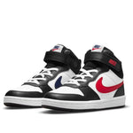 (PS) Nike Court Borough 2 Mid-Top Sneakers Black/White/Red DO5891-161