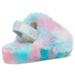 (WMNS) UGG Fluff Yeah Slide 'Blue Pink' 1131770-PID