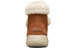 (WMNS) Skechers On-The-Go Joy Pompom Snow Boots 'Brown White' 144004-RUST