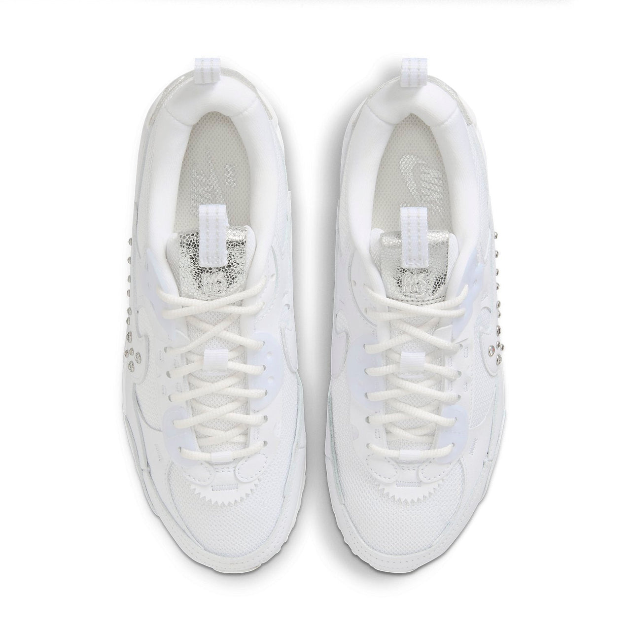 (WMNS) Nike Air Max 90 'White Metallic Silver' FQ8888-100