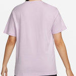 (WMNS) Nike Logo Plant Printing Casual Sports Round Neck Short Sleeve Pink Purple T-Shirt DN5887-530