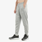 Men's Air Jordan Flight Fleece Embroidered Logo Fleece Lined Bundle Feet Sports Pants/Trousers/Joggers Gray AH3933-064