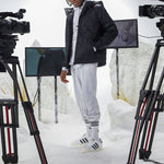 adidas originals Sports Zipper hooded Long Sleeves Down Jacket Black H13586