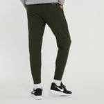 Men's Nike SS22 Logo Alphabet Printing Knit Bundle Feet Sports Pants/Trousers/Joggers Autumn Green DM6553-355