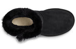 (WMNS) UGG Bailey Button UGG Charm Metallic Alphabet Version Fleece Lined Black 1114970-BLK