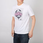 adidas Printing Pattern Sports Short Sleeve White GL1986