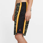 Air Jordan Splash Ink Graffiti Basketball Sports Knit Shorts Black CW7084-010