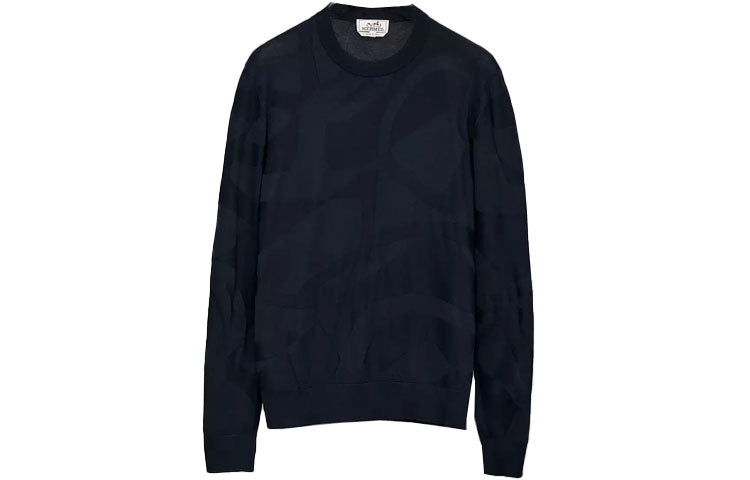 HERMES Sweaters Men Ocean Blue