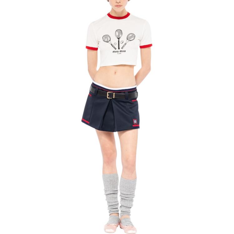 MIU MIU FW22 T Shirt Women's White