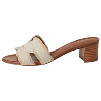 HERMES Oasis Slide Slippers Women's Brown