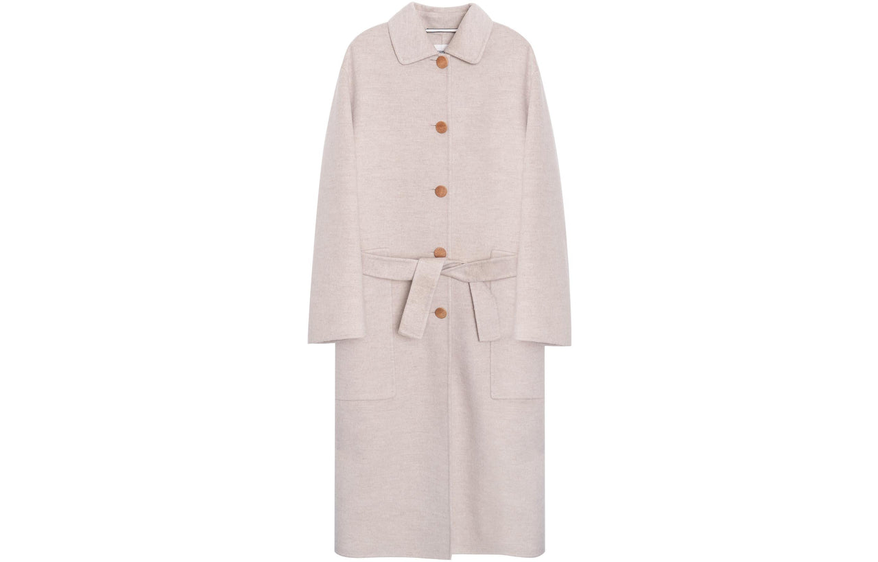 HERMES Coats Women's Umber