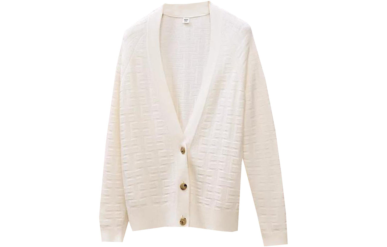 HERMES FW22 Knitwear Women's Gray White