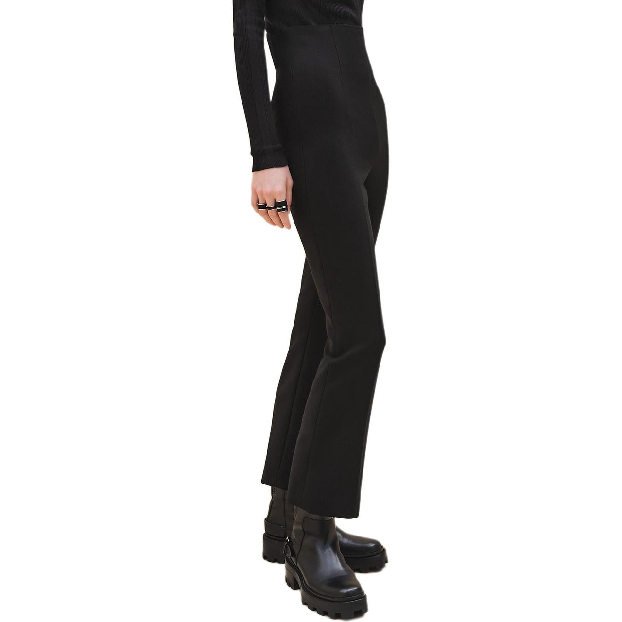 HERMES FW24 Casual Pants Women's Black