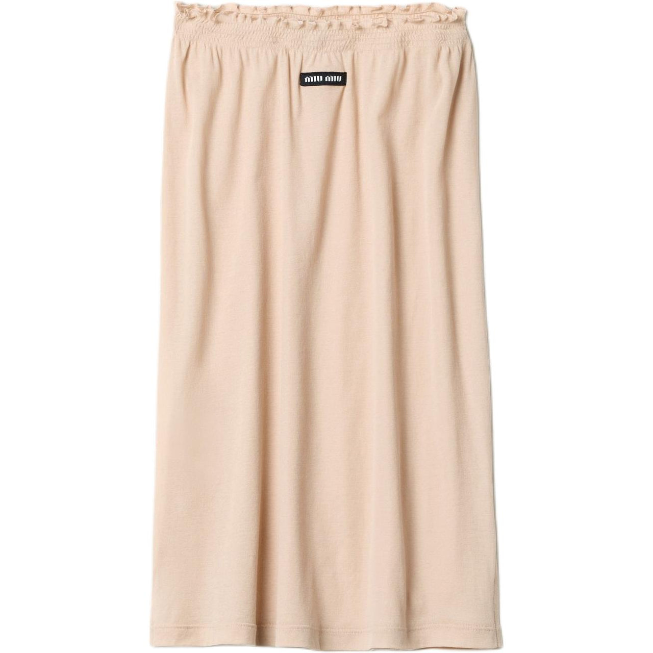 MIU MIU FW24 Knit Long Skirt Women's Cameo Brown