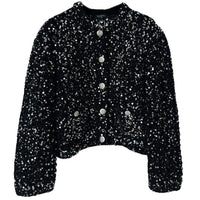 CHANEL Jackets Coats Women's Black