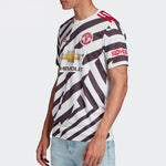 adidas Manchester United Away Fan Edition Sports Jersey White FM4263