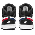(PS) Nike Court Borough 2 Mid-Top Sneakers Black/White/Red DO5891-161