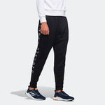 adidas Alphabet Printing Knit Bundle Feet Sports Pants Black FM5427