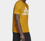adidas Mh Bos Tee Letter Short-sleeve Tee Men Gold GC7347