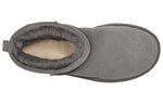 (WMNS) UGG Classic Mini UGG Rubber Logo 'Grey' 1108231-GREY