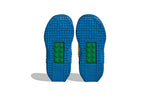 (TD) adidas DNA x LEGO Two-Strap Hook-and-Loop Shoes 'Yellow Black Shock Blue' HQ1308