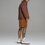 adidas originals x Ivy Park Casual Sports Logo Printed Jacket Red/Brown HB8438