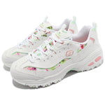 (WMNS) Skechers D'Lites Blooming Fields Sneakers 'White Multi' 149794-WMLT