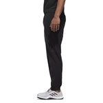 Men's adidas Solid Color Lacing Breathable Elastic Training Sports Pants/Trousers/Joggers Autumn Black HF8984