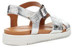 (WMNS) UGG Zoie Metallic Sandal 1116390-SLVR