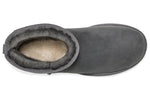 UGG Classic Mini Fleece Lined Snow Boots Dark Grey 1002072-DGRY
