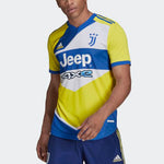 adidas Juventus 21/22 Third Authentic Jersey 'Shock Yellow' GM7175