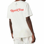 Converse reversible Alphabet Printing Short Sleeve Creamy White 10019650-A02
