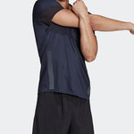 adidas 25/7 Rise Up N Run Parley Tee 'Blue' EK2861