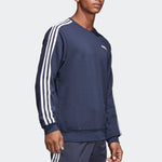 adidas 3-Stripes Sweatshirt 'Blue White' DU0484