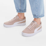 (WMNS) PUMA Carina Suede Pink 369864-12