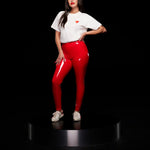 adidas x IVY PARK Crossover Round Neck Pullover Sports Short Sleeve Couple Style White HI1969