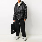 Men's Y-3 Logo Zipper Jacket Black GK4812