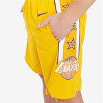 Nike NBA SW 19-20 LA Lakers Swingman Shorts Yellow BV5873-728