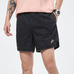 Nike Retro Washed Denim Casual Shorts Black DC1878-010