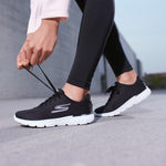 (WMNS) Skechers Go Run 400 Sole Sneaker GS Black 14804-BKW