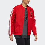 adidas neo x Disney Crossover Printing Casual Sports Jacket Red GE7768