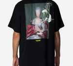 Off-White Back Photo Printing Short Sleeve Loose Fit Black OMAA038E191850051088