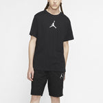 Air Jordan Jumpman Dfct Ss Crew Round-neck Short-sleeve Tee Men Black CW5191-010