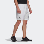 adidas Casual Stripe Solid Color Sports Shorts White GL5412