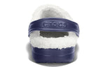 Crocs Classic Clog Crocs Stay Warm Wear-Resistant Navy Blue Unisex Slippers 16244-49U