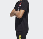 adidas neo M Brlv Tee 3 Sports Short Sleeve Black GK1526