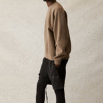 Fear of God Essentials SS21 Pull-Over Crewneck Taupe FOG-SS21-591