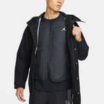 Men's Air Jordan Gore-Tex 2-In-1 Detachable Stay Warm Hooded Big Pocket Padded Black Jacket DC0063-010