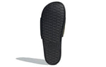 adidas Adilette Comfort Sandals Casual Sports Slippers Black Green Camouflage Unisex 'Black Green' GW1053